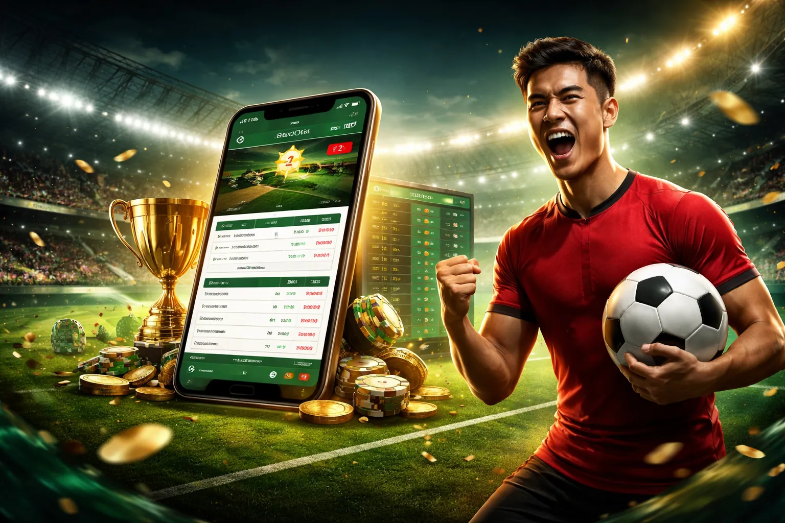 Hình ảnh nền cá cược trực tuyến Mostbet với các lựa chọn rút tiền